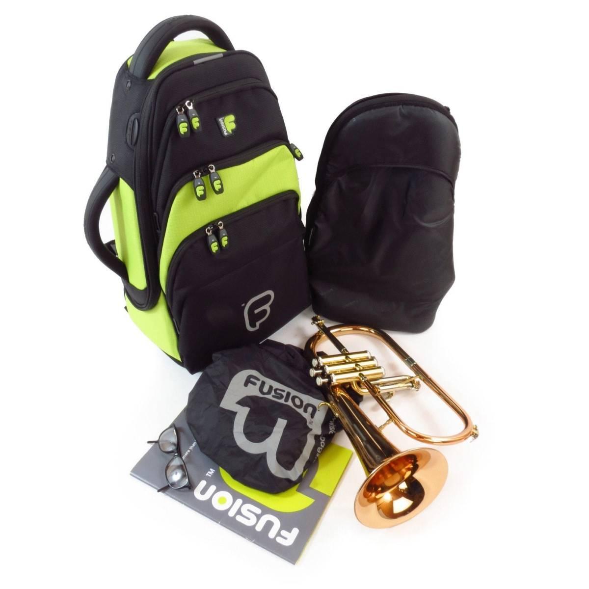 FUSION PB-02-L Flicorno Soprano Black/Lime