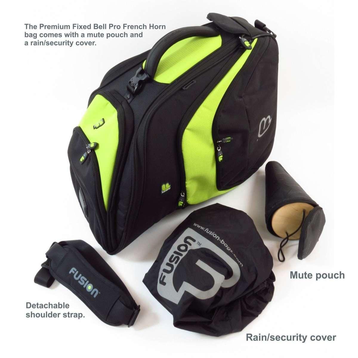 FUSION PB-10-B Corno Francese Pro (Campana Fissa) Black/Blue