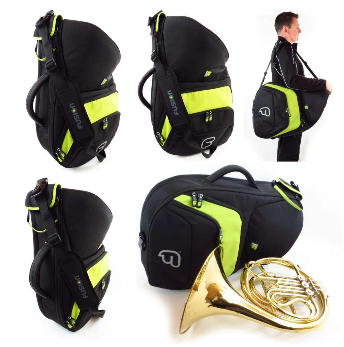 FUSION PB-11-L Corno Francese (Campana Fissa)  Black/Lime