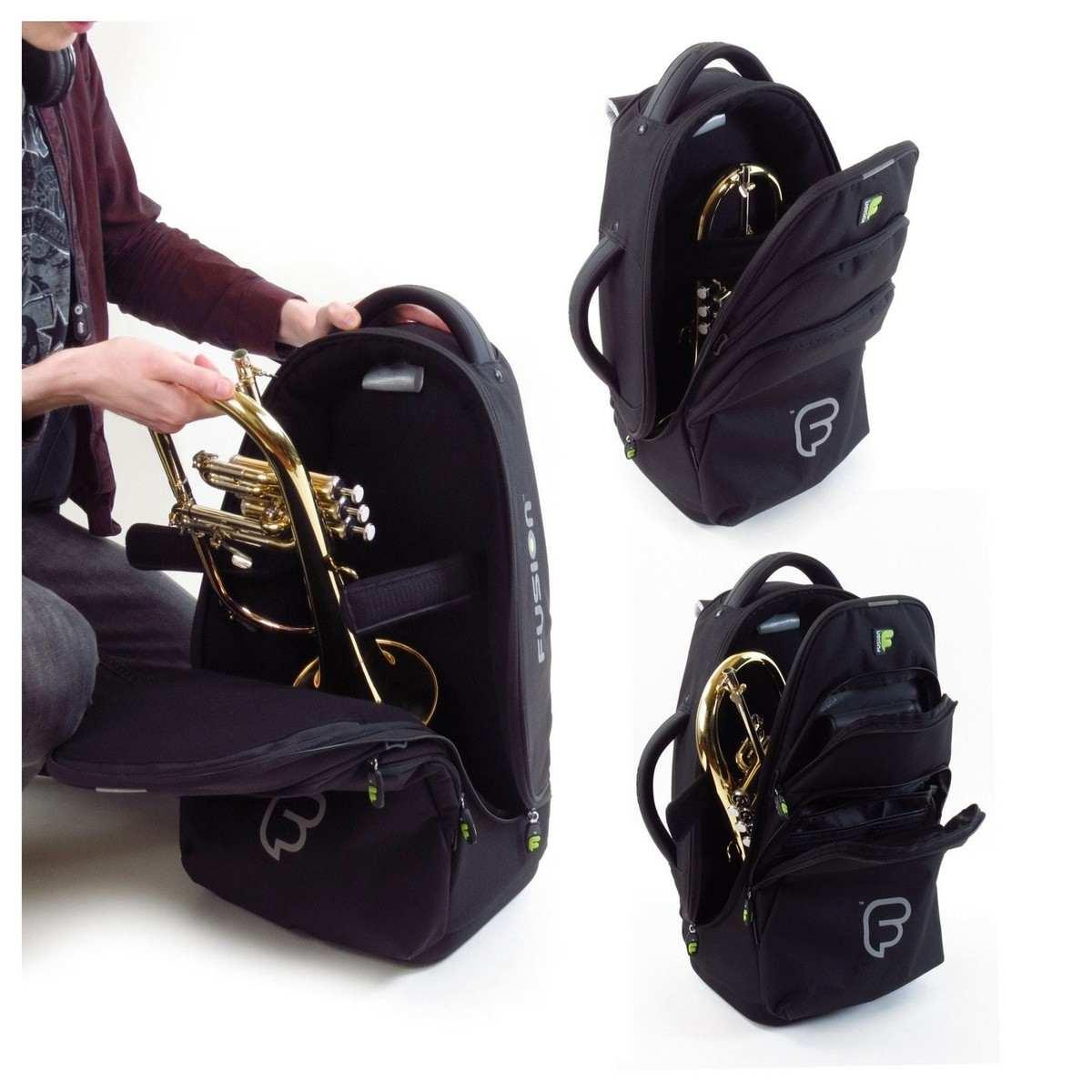 FUSION UB-02-BK Flicorno Soprano Black