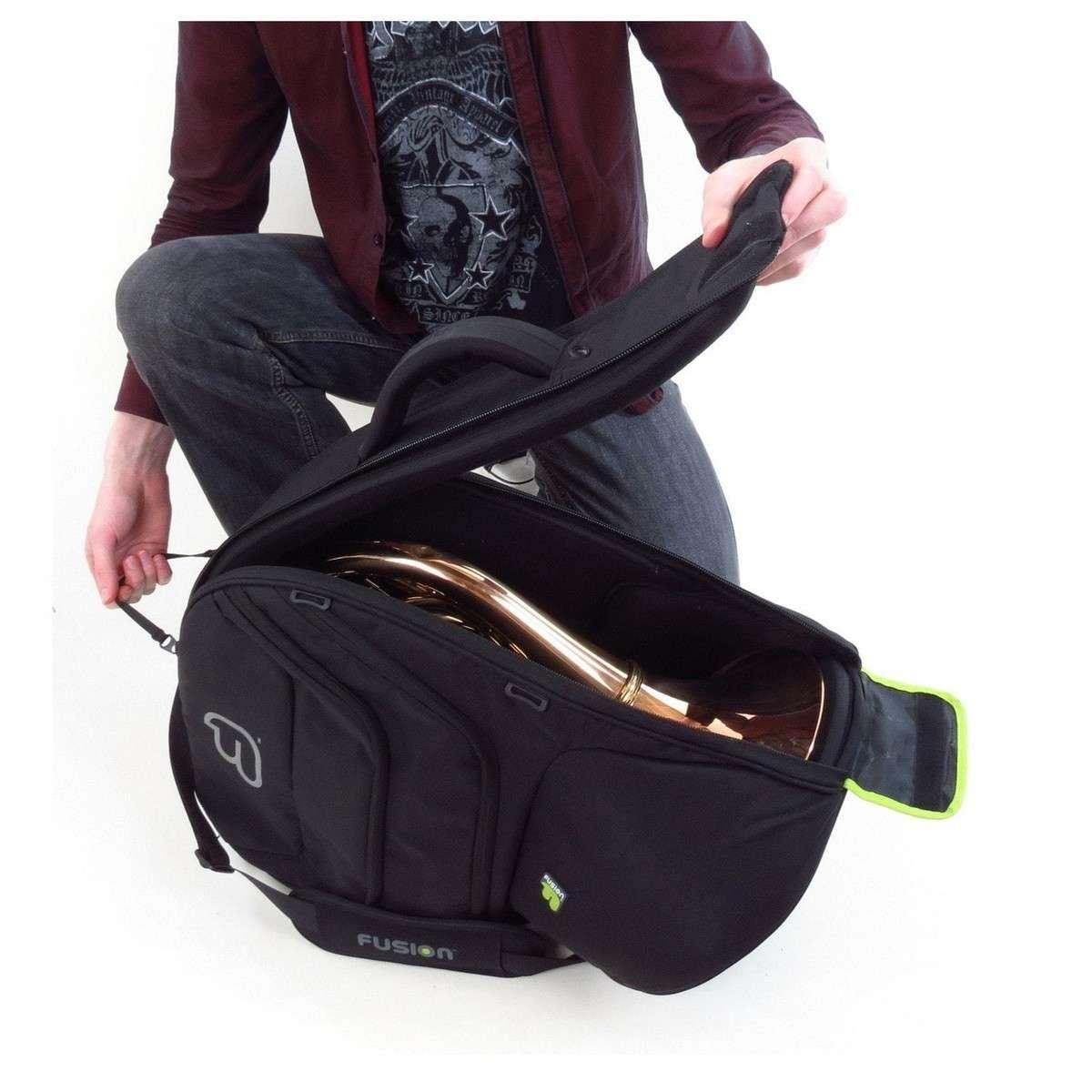 FUSION UB-08-B Corno Francese Fisso Black/Blue