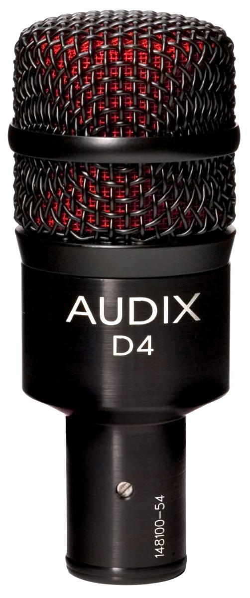 Audix d4 microfono dinamico per strumento