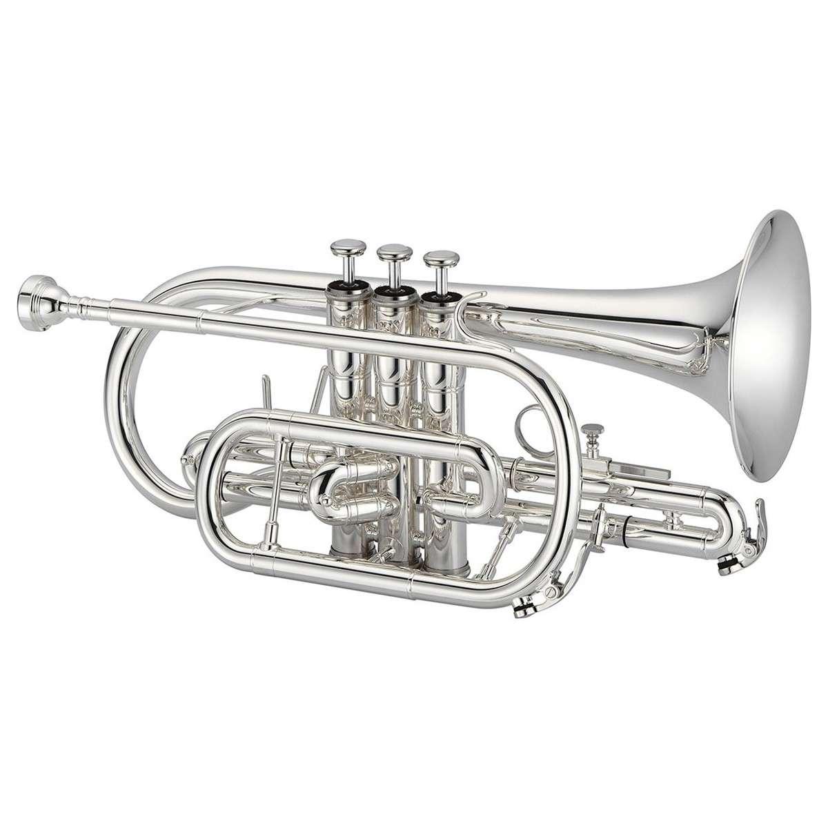 JUPITER JCR700SQ cornetta in Sib silver plated