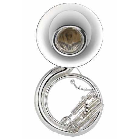 JUPITER JSP1110S Susaphono in Sib 4 Pistoni argentato