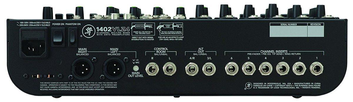 Mackie 1402vlz4 mixer 14 canali