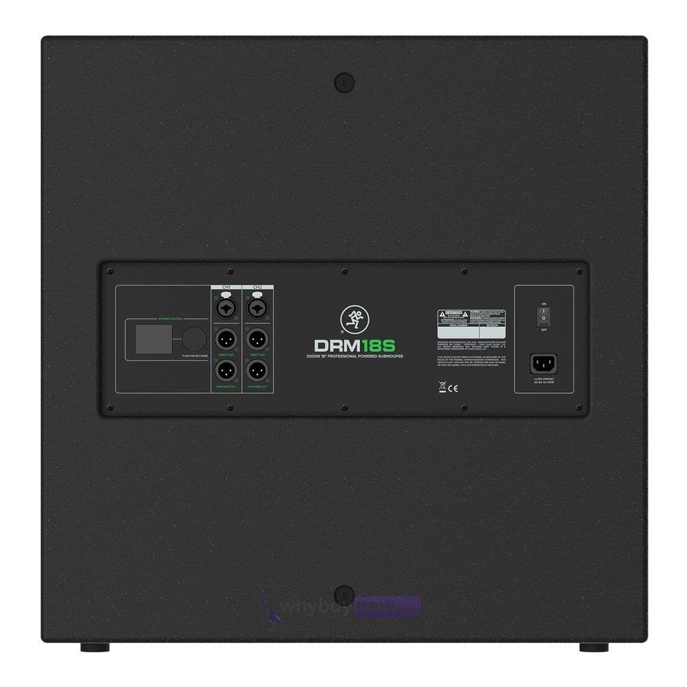 Mackie drm18s subwoofer per pa (attivo)