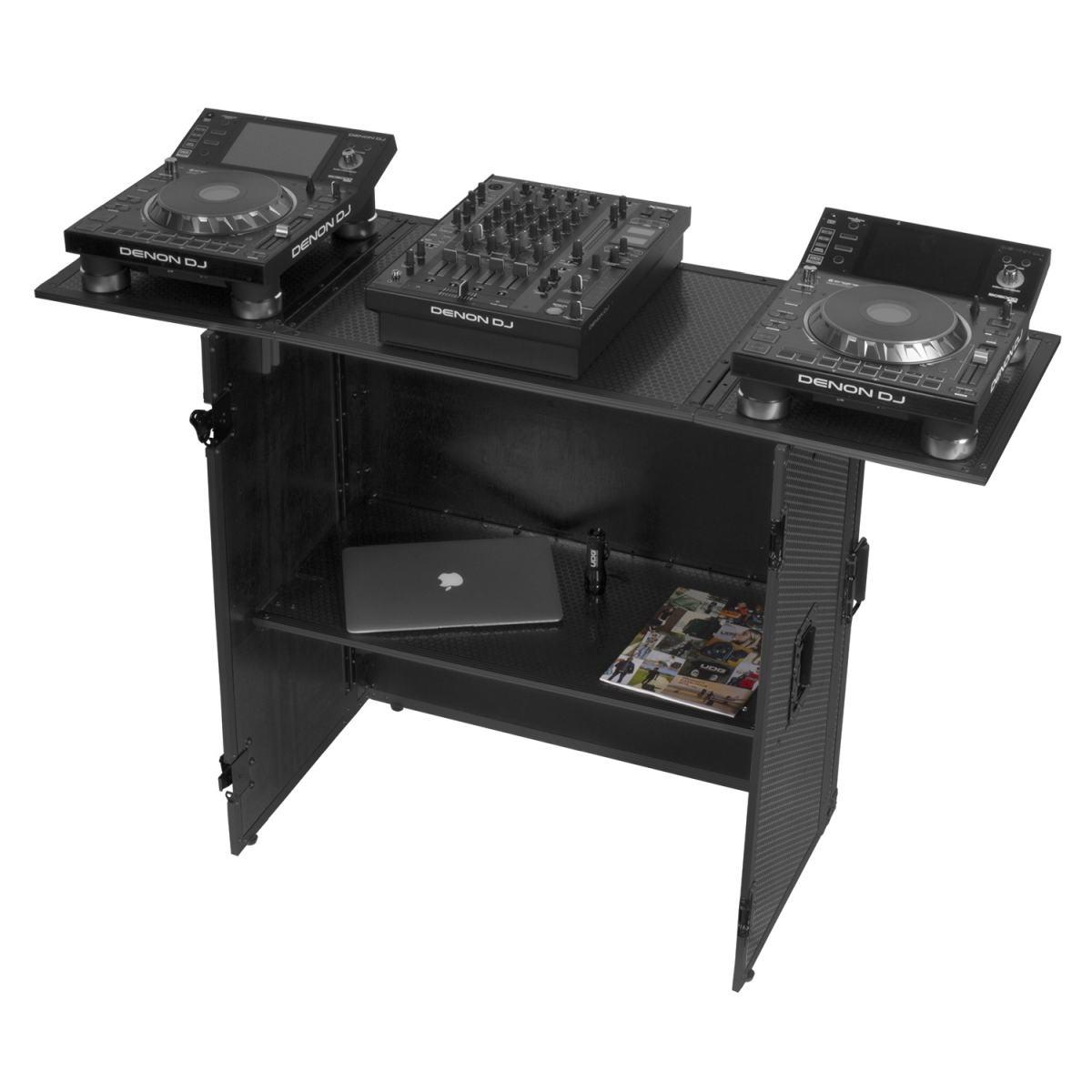 Udg u91049bl - udg ultimate fold out dj table black plus (wheels)