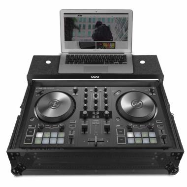 Udg u91062bl - ultimate flight case ni traktor kontrol s2 mk3 black plus (laptop shelf)