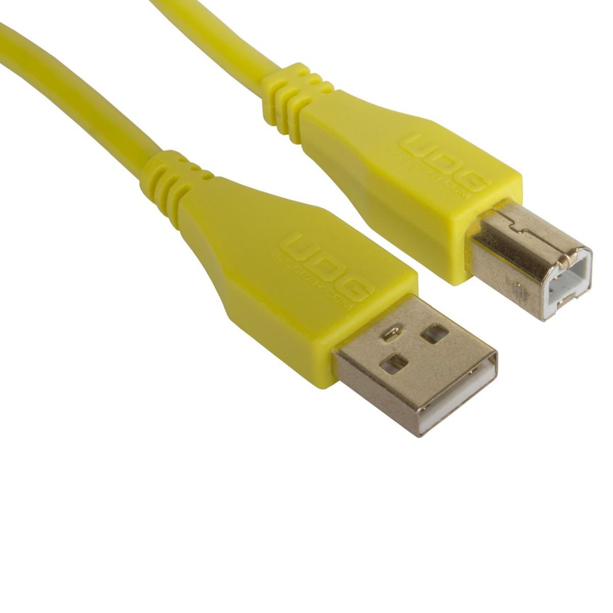Udg u95001yl - ultimate cavo usb 2.0 a-b yellow straight 1m
