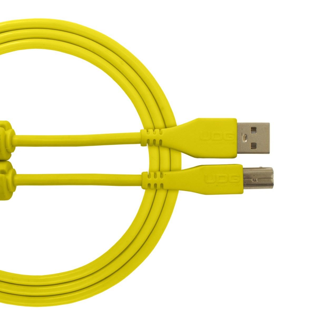 Udg u95002yl - ultimate cavo usb 2.0 a-b yellow straight 2m