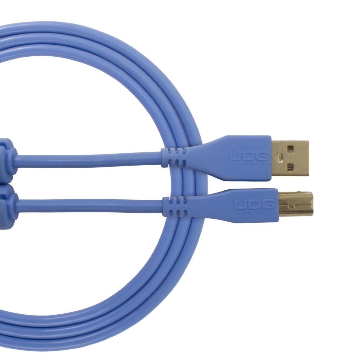 Udg u95003lb - ultimate cavo usb 2.0 a-b blue straight 3m