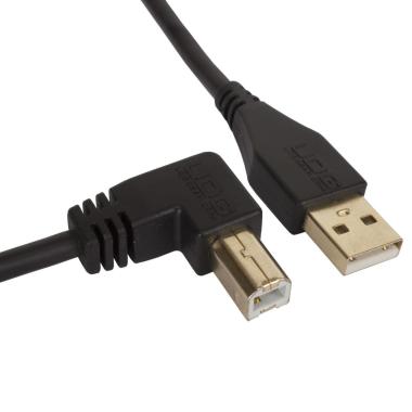 Udg u95005bl - ultimate cavo usb 2.0 a-b black angled 2m