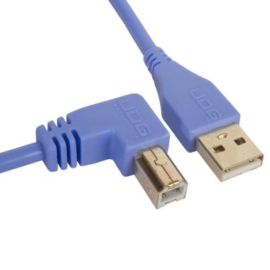 Udg u95006lb - ultimate cavo usb 2.0 a-b blue angled 3m