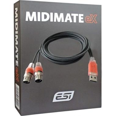 ESI MIDIMATE eX CAVO INTERFACCIA MIDI/USB 3.0 CON 2 PORTE IN/OUT
