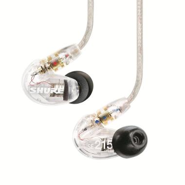 SHURE SE215 Auricolari dinamici una via Traslucidi