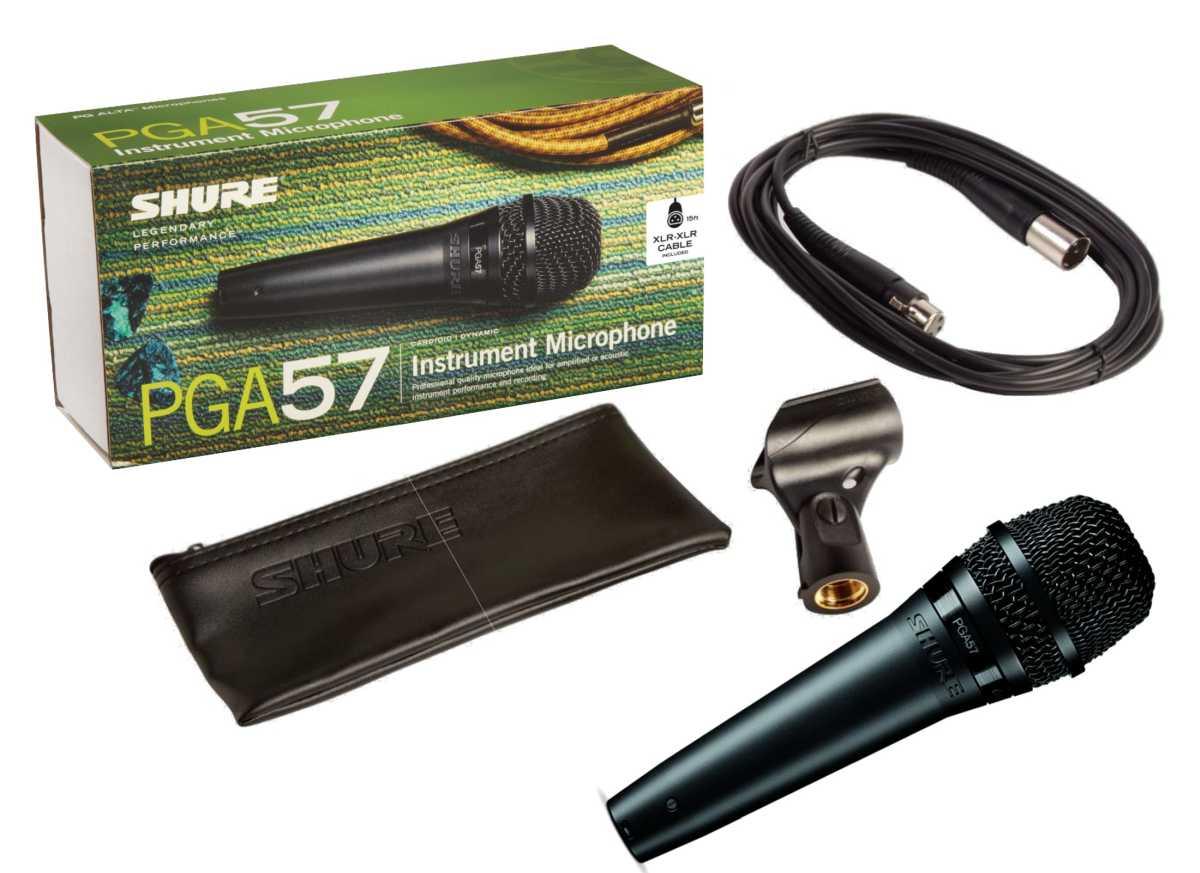 SHURE PGA57 Microfono rullante e cabinet dinamico cardioide
