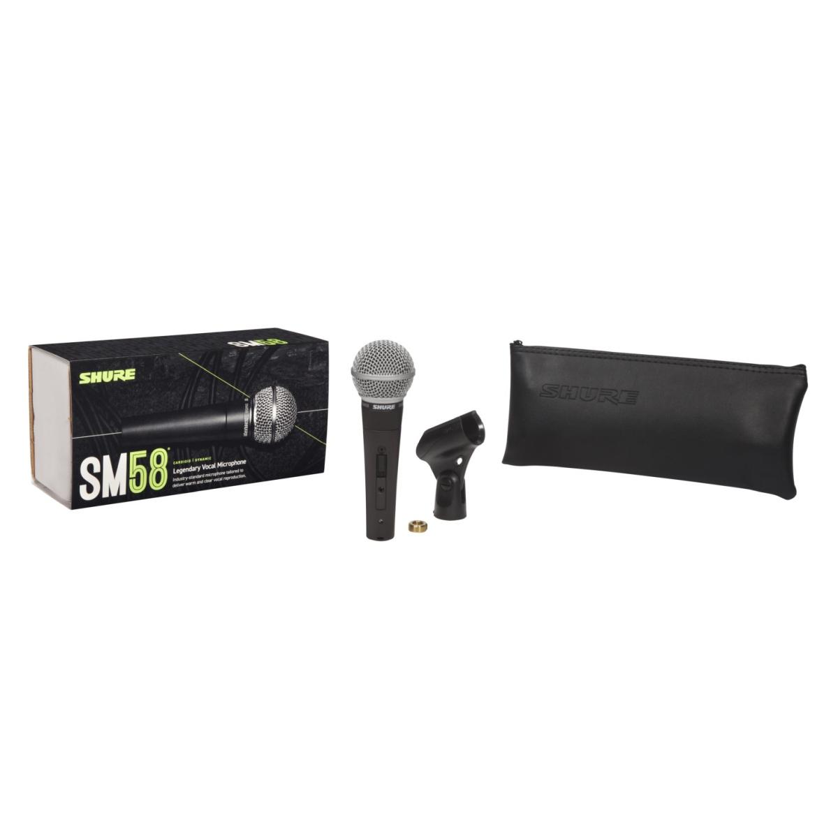 SHURE SM58S Microfono dinamico cardioide switch on/off