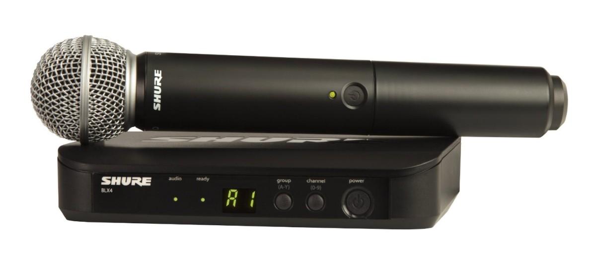 SHURE BLX24E-SM58 Ricevitore + Trasmettitore gelato SM58. (M17)