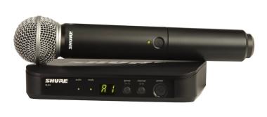 SHURE BLX24E-SM58 Ricevitore + Trasmettitore gelato SM58. (M17)