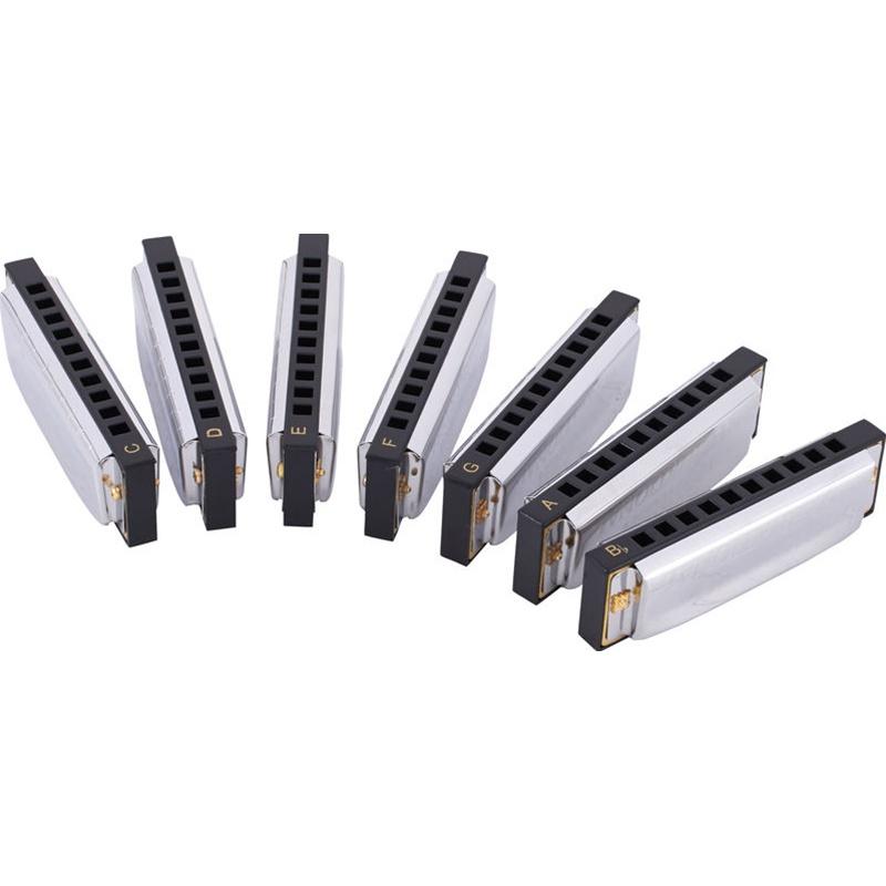 BLUES STARTER KIT 7 ARMONICHE (A, Bb, C, D, E, F, G)