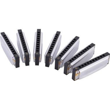 BLUES STARTER KIT 7 ARMONICHE (A, Bb, C, D, E, F, G)