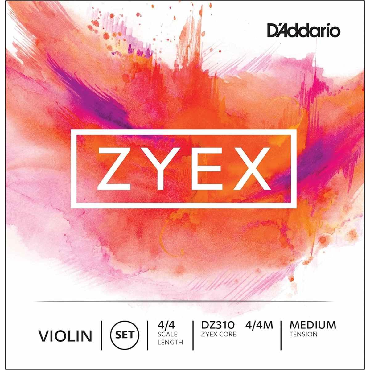 Zyex dz310s set corde per violino 4/4 medium