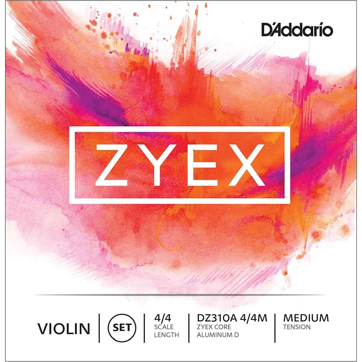 Zyex dz310a set corde per violino 4/4 medium