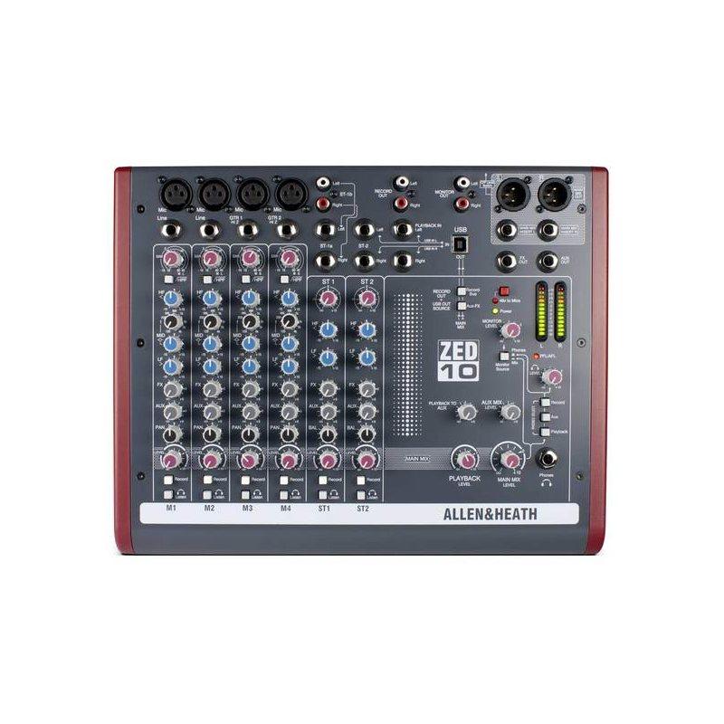 Allen & heath zed 10fx mixer usb 10 canali con effetti