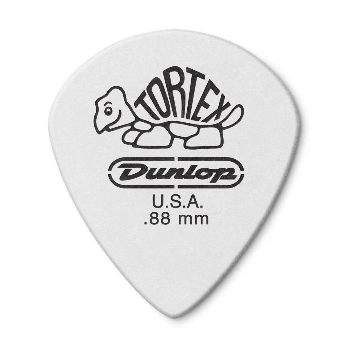 DUNLOP 478P TORTEX WHITE JAZZ III 0.88 mm