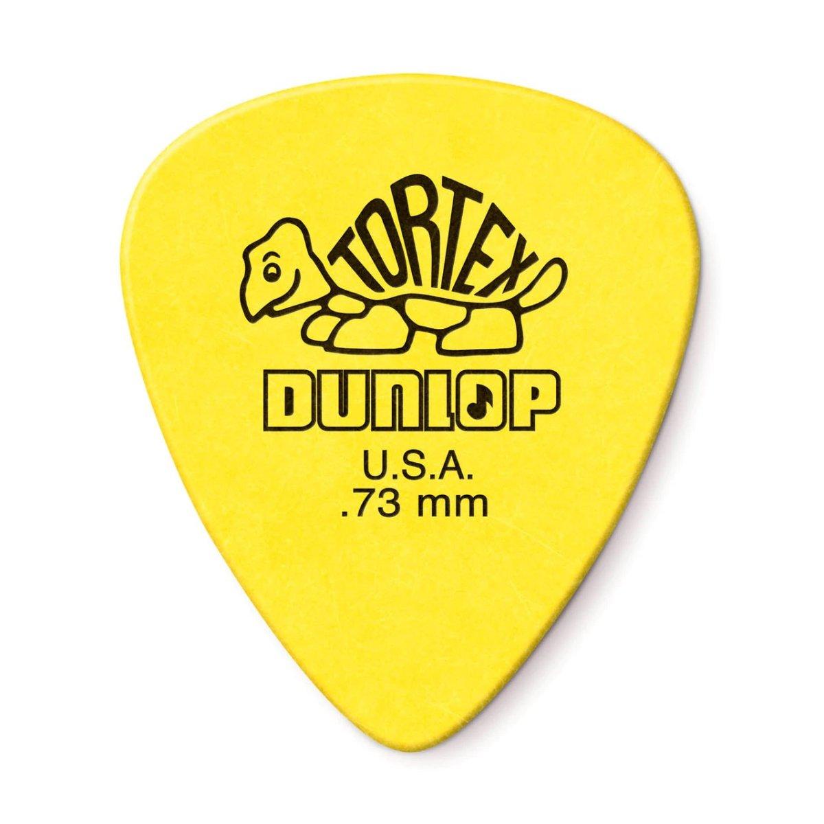 DUNLOP 418 TORTEX STANDARD YELLOW 0.73 mm