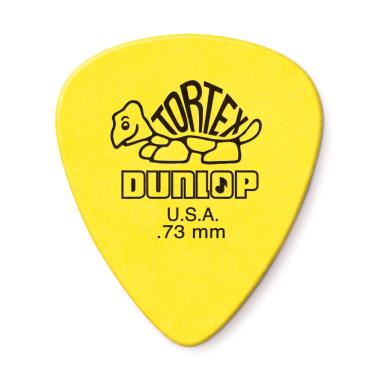 DUNLOP 418 TORTEX STANDARD YELLOW 0.73 mm