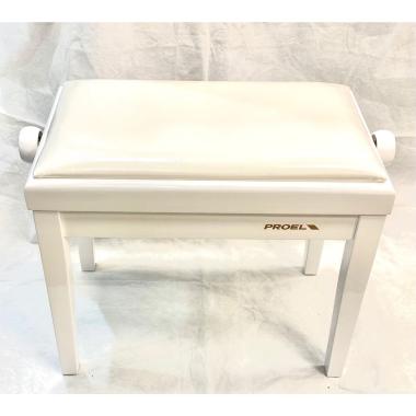 Proel pb90sbwwh panchetta per pianoforte bianco lucido