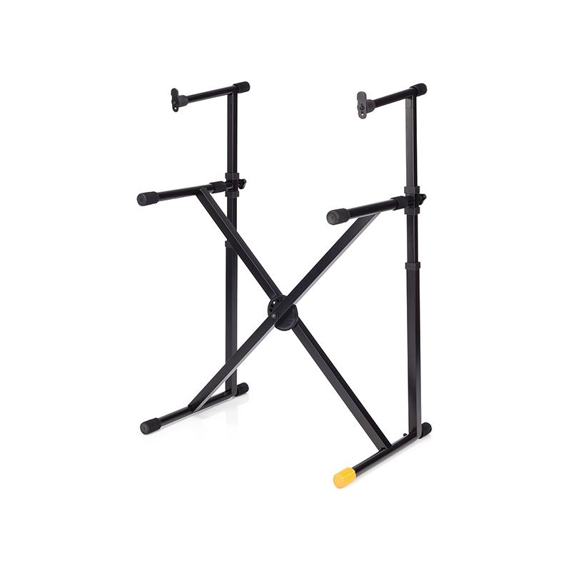 Hercules  hcks-210b supporto per tastiera doppio ez-lok