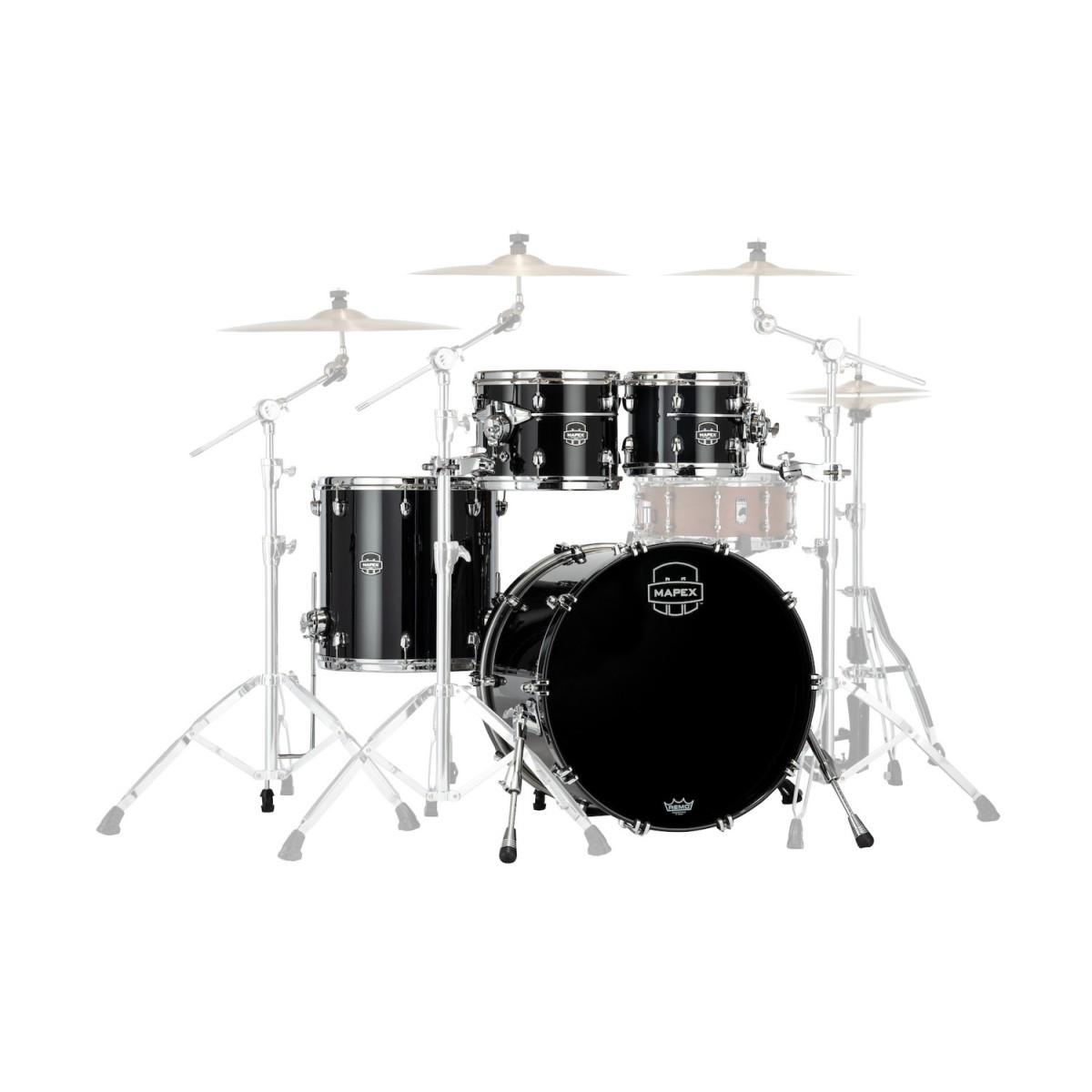 Mapex se529xmpb batteria saturn evo 4 pezzi piano black