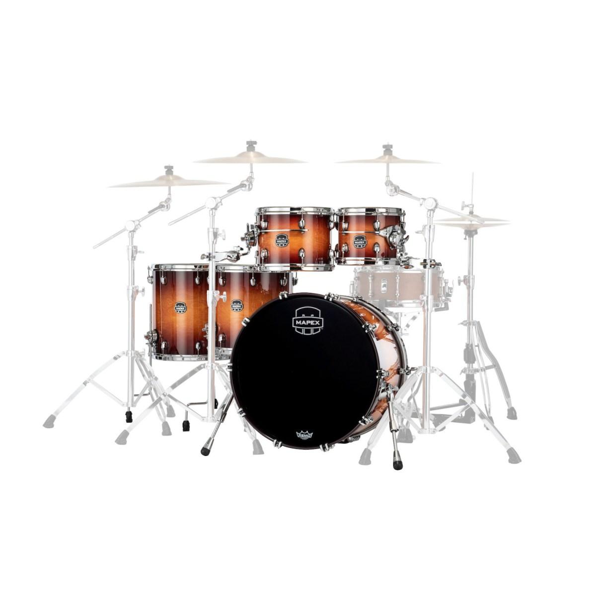 Mapex se529xmpo batteria saturn evo 4 pezzi exotic sunburst