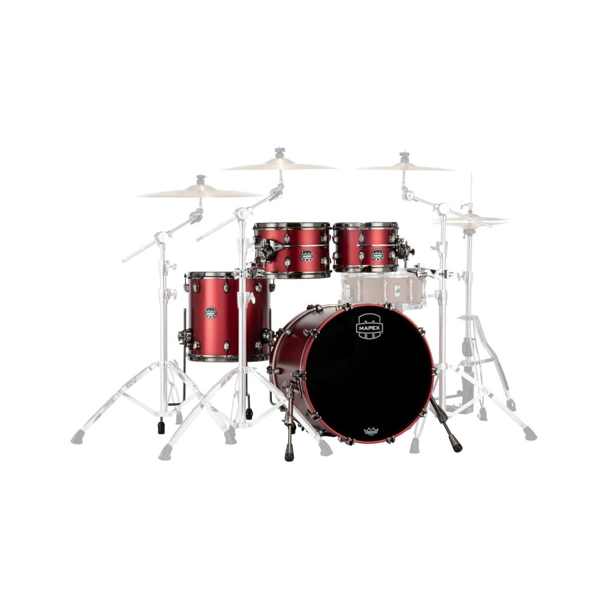 Mapex se504xmbpa batteria saturn evo 4 pezzi tuscan red