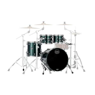 Mapex se504xmpq batteria saturn evo 4 pezzi brunswick green
