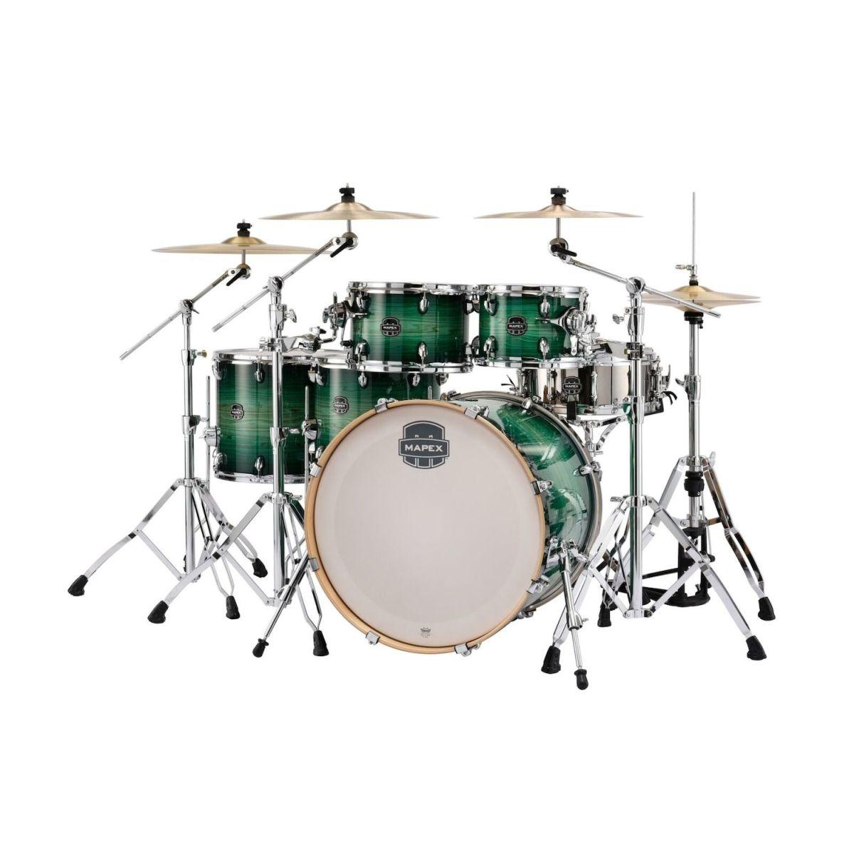 Mapex ar628sfefg batteria armory 6 pezzi emerald burst