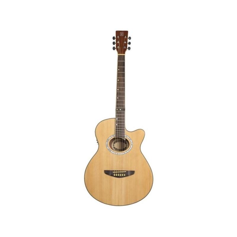 Oqan qga-40ce natutal chitarra acustica elettrificata