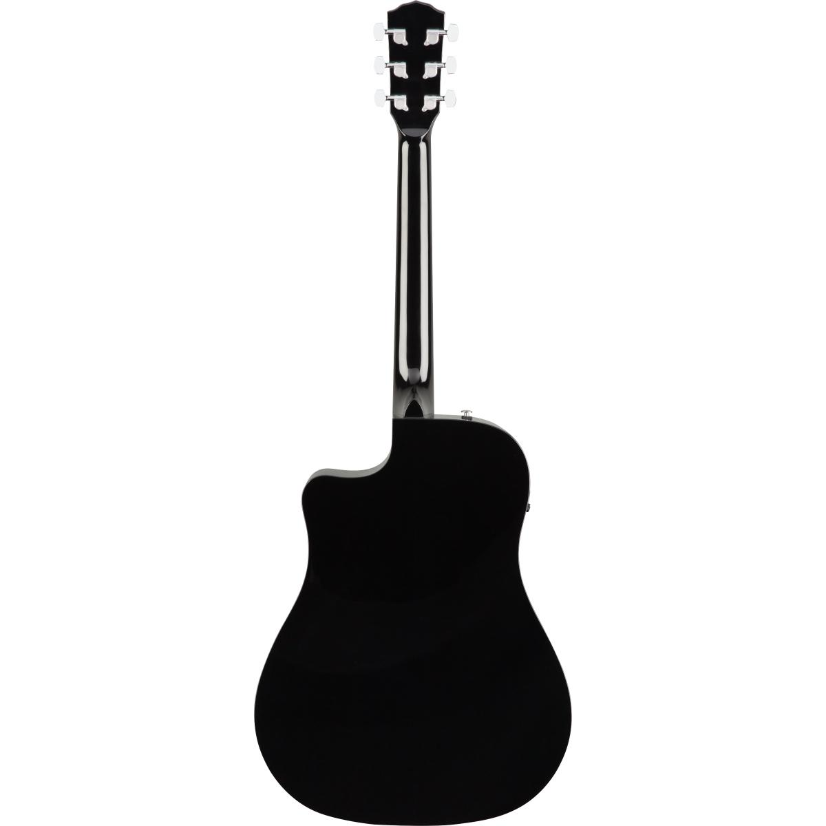 Fender cd60sce black chitarra acustica elettrificata