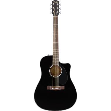 Fender cd60sce black chitarra acustica elettrificata