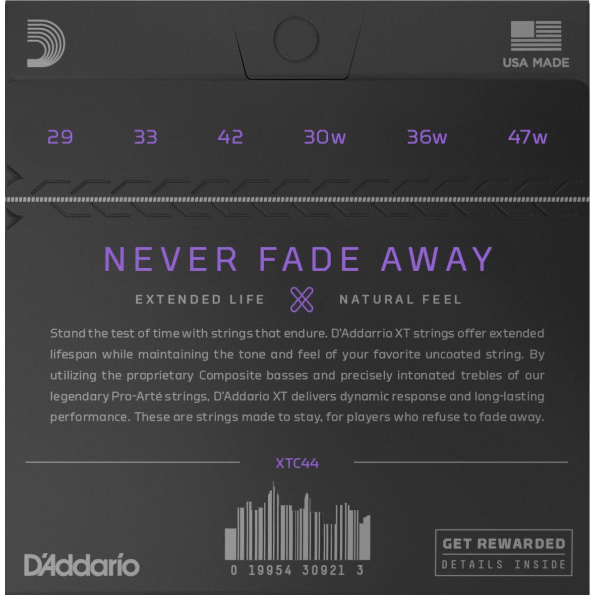 D'addario xtc44 set corde chitarra classica extra hard tension