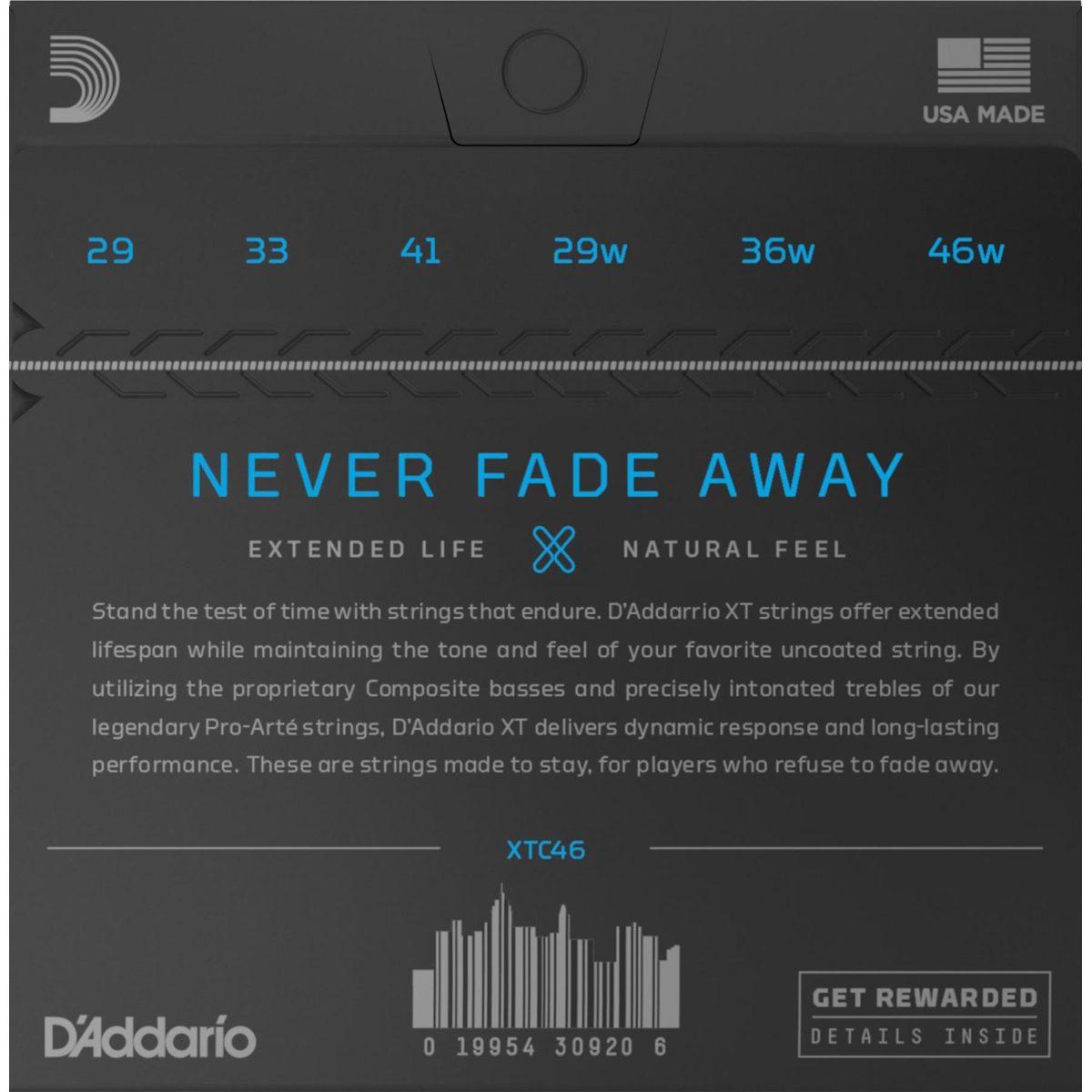 D'addario xtc46 set corde chitarra classica hard tension