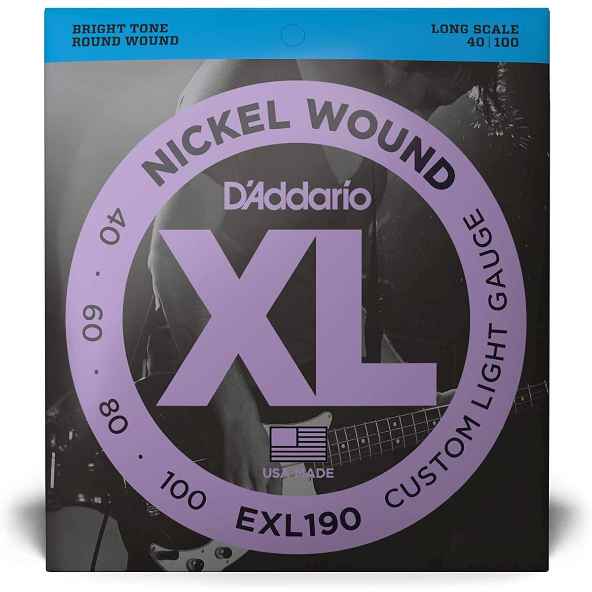 D'addario exl190 set corde basso elettrico
