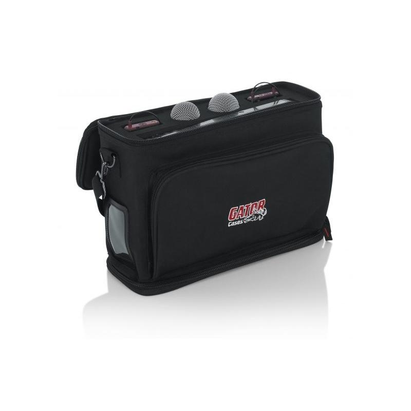 GATOR CASES GM-DUALW - borsa per sistema wireless doppio Shure BLX e similari