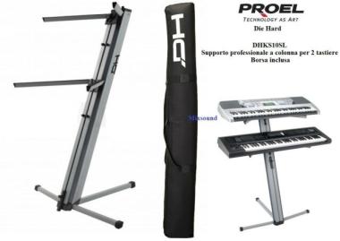 Die hard dhks10sl supporto per 2 tastiere