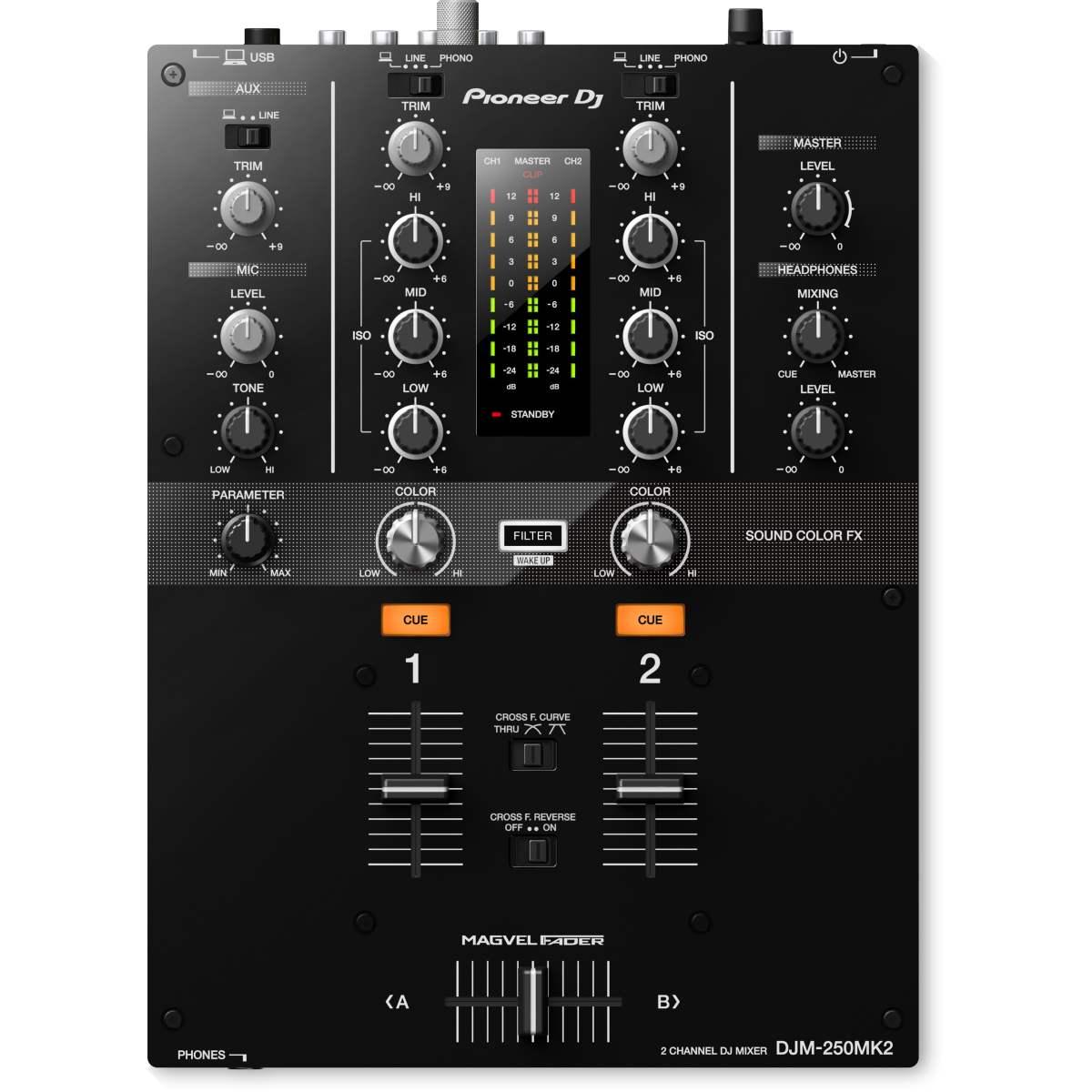 Pioneer djm-250-mk2 mixer dj