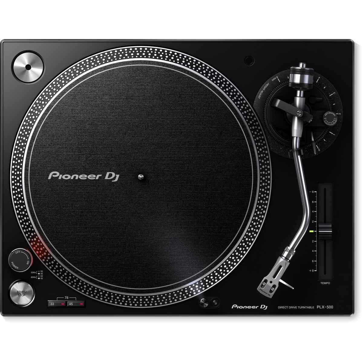 Pioneer plx-500-k giradischi dj trazione diretta