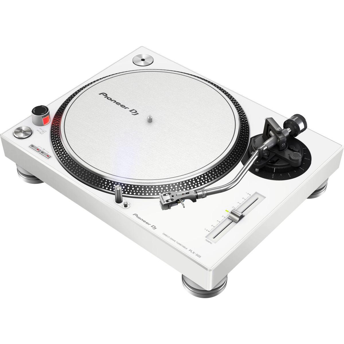 Pioneer plx-500-w giradischi dj trazione diretta