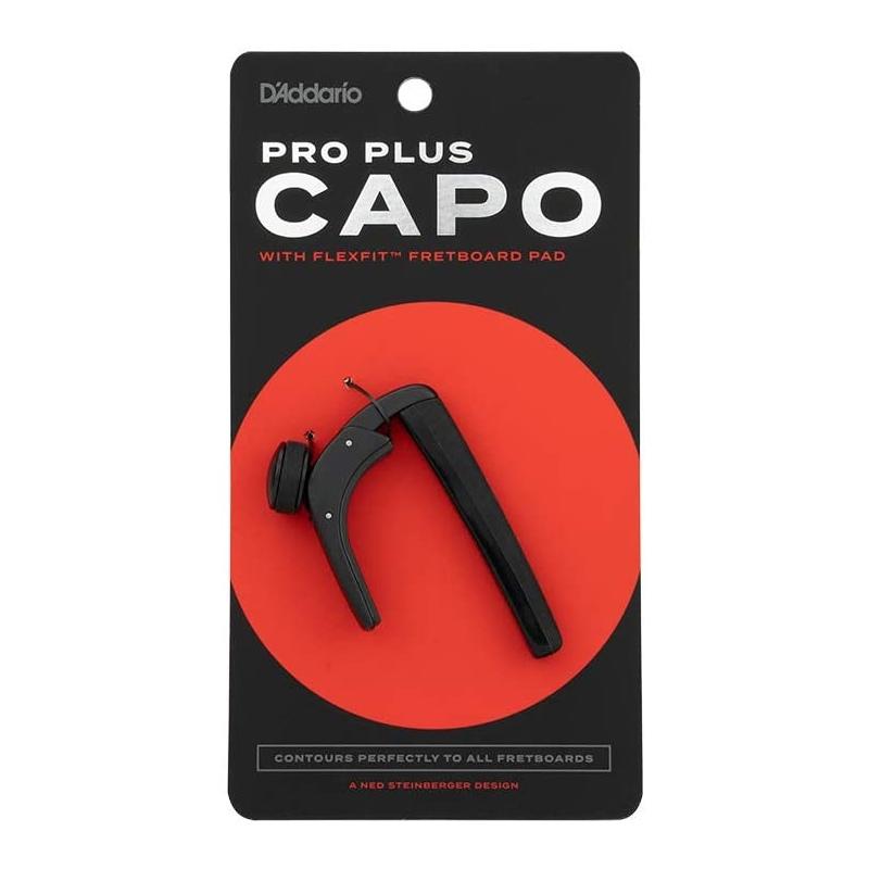 D'addario cp19 pro plus black capotasto